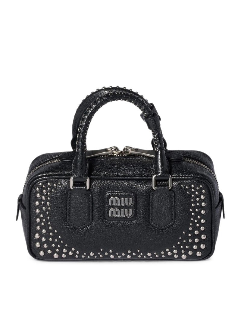 STUDDED LEATHER ARCADIE BAG