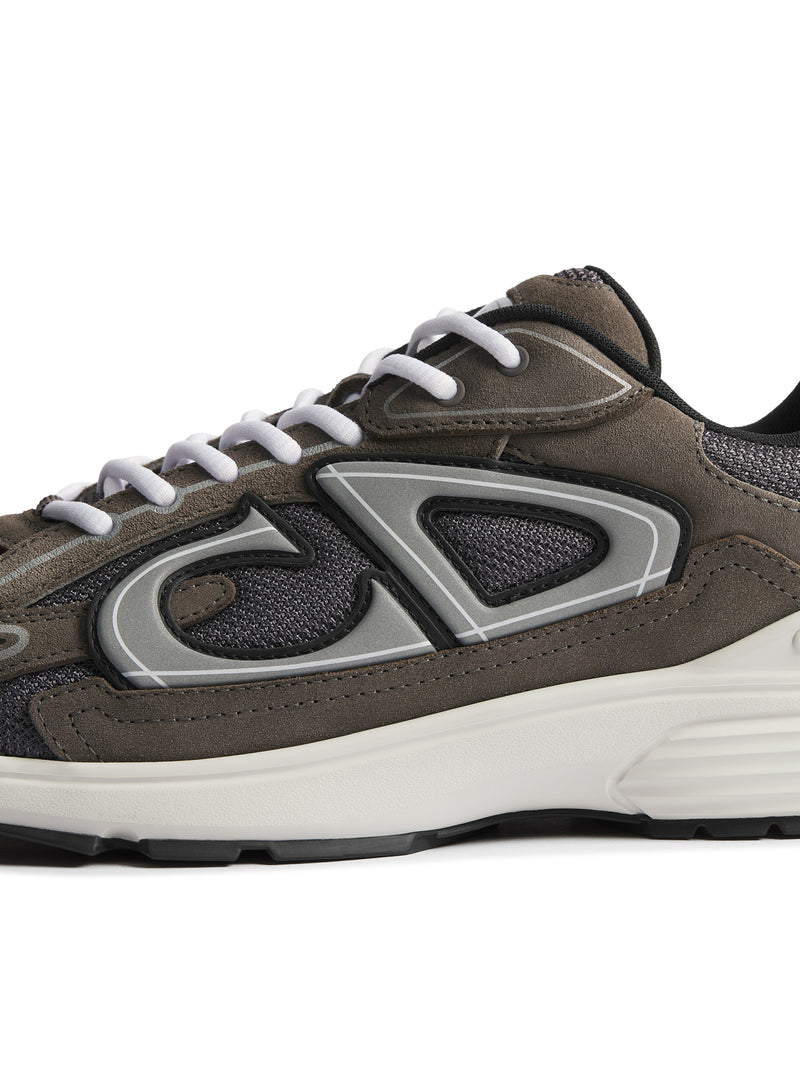 B30 COUNTDOWN SNEAKERS IN CALFSKIN SUEDE AND TECHNICAL MESH