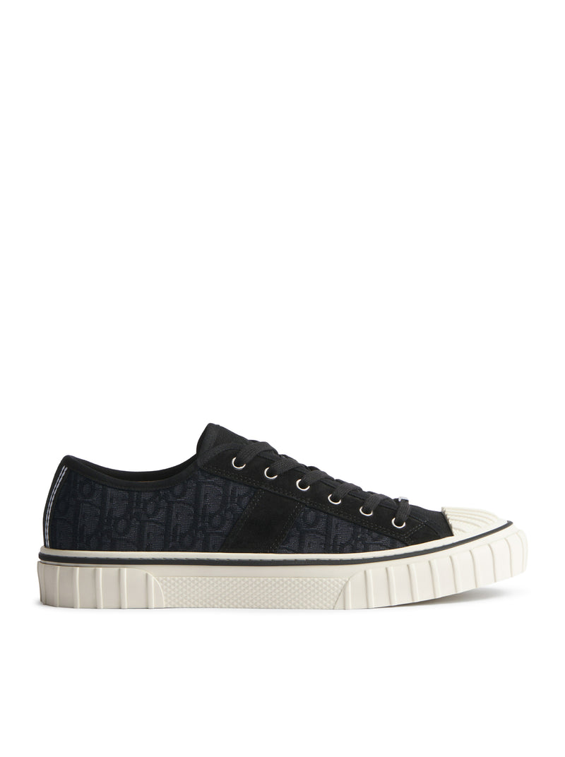 HOOPER LOW-TOP SNEAKERS IN OBLIQUE JACQUARD