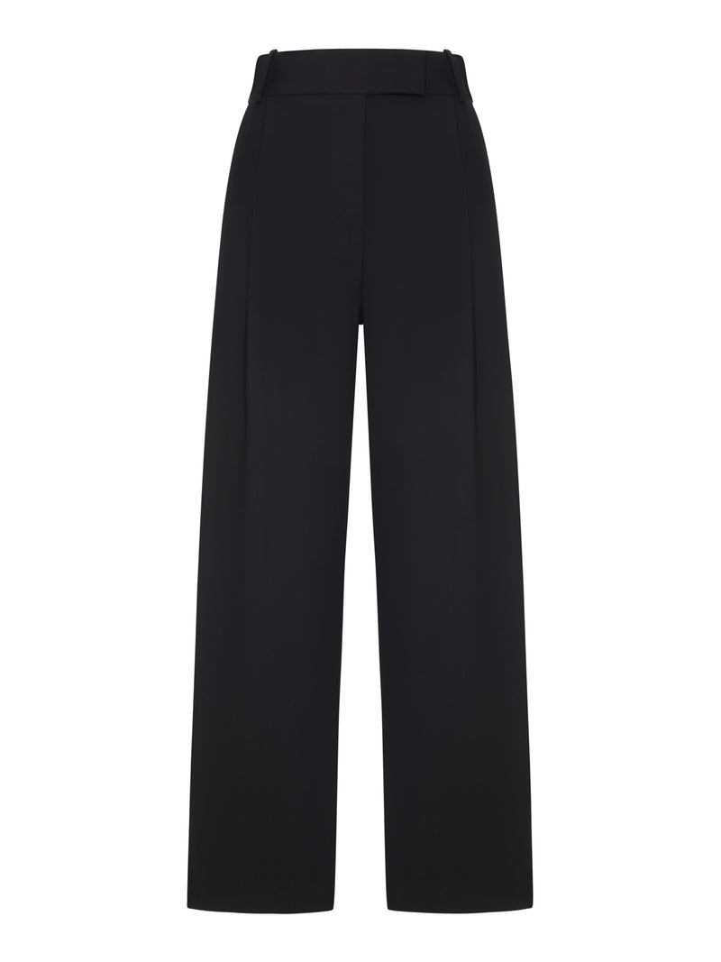 HIGH-WAISTED PALAZZO TROUSERS IN FABRIC