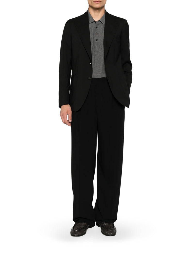 DOUBLE-PLEAT TROUSERS IN PURE VIRGIN WOOL