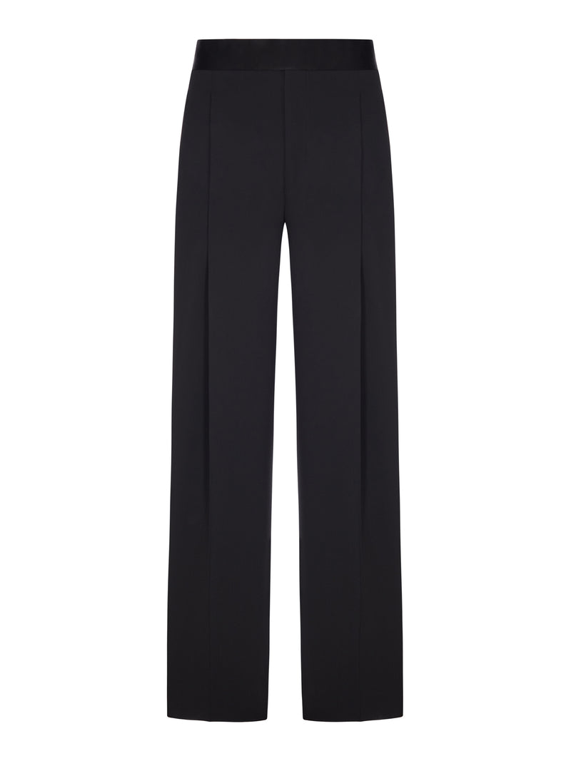 PALAZZO TROUSERS IN FABRIC WITH PLEATS