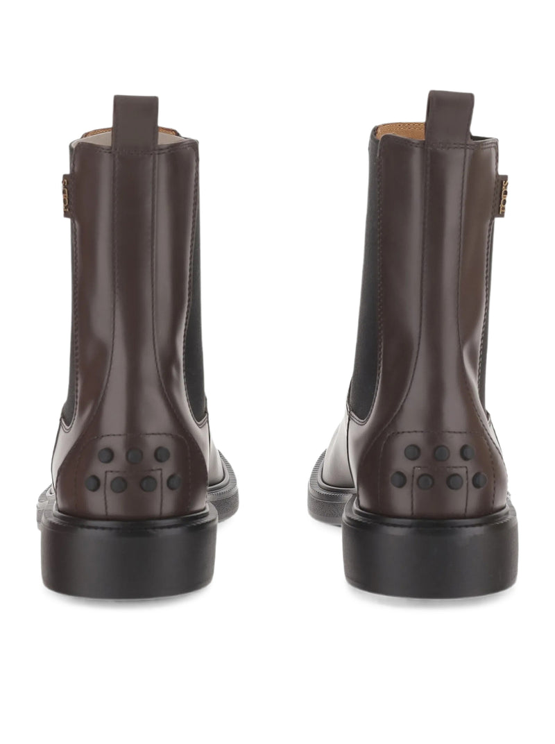SMOOTH LEATHER ANKLE BOOTS
