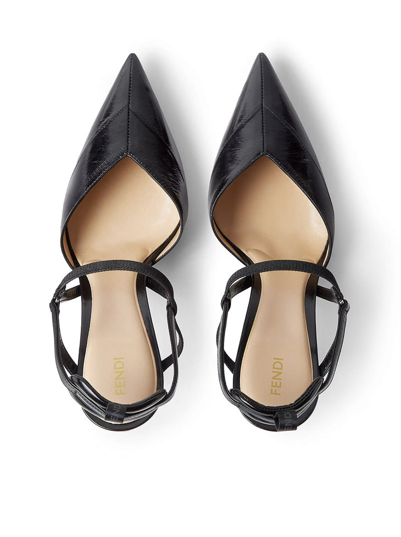 VERY COLIBRÌ BLACK MISSINA HIGH HEEL SLINGBACK