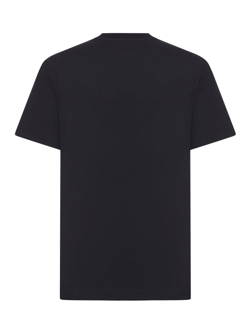 COTTON T-SHIRT WITH KNIGHT CHECK