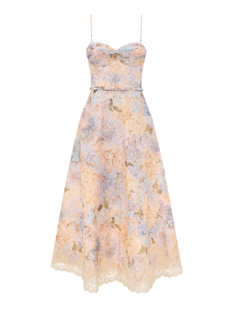 VALIANT TUCKED MIDI DRESS
