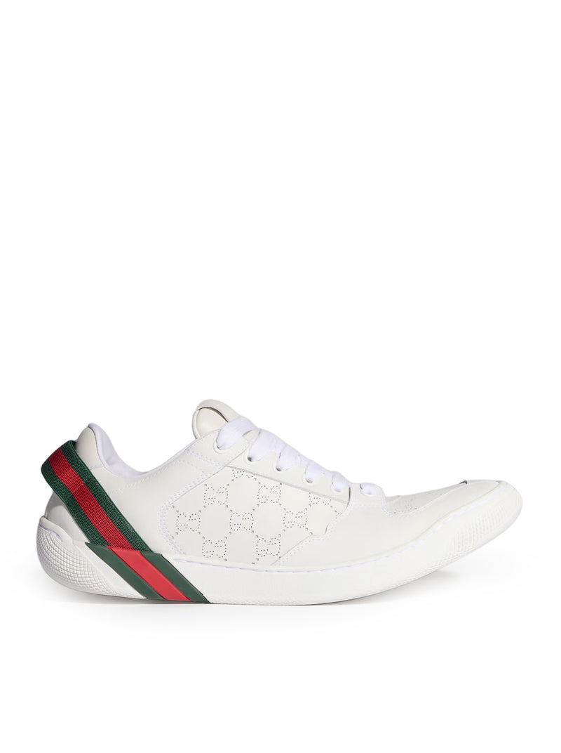 WHITE SCREENER SNEAKERS