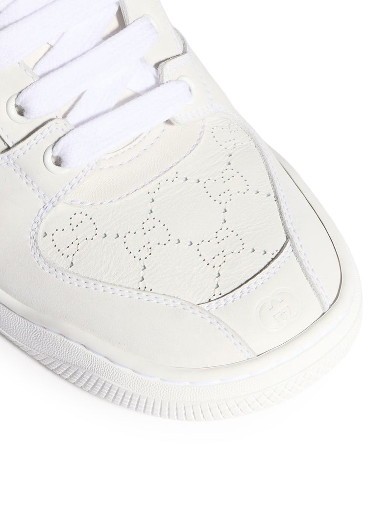 WHITE SCREENER SNEAKERS