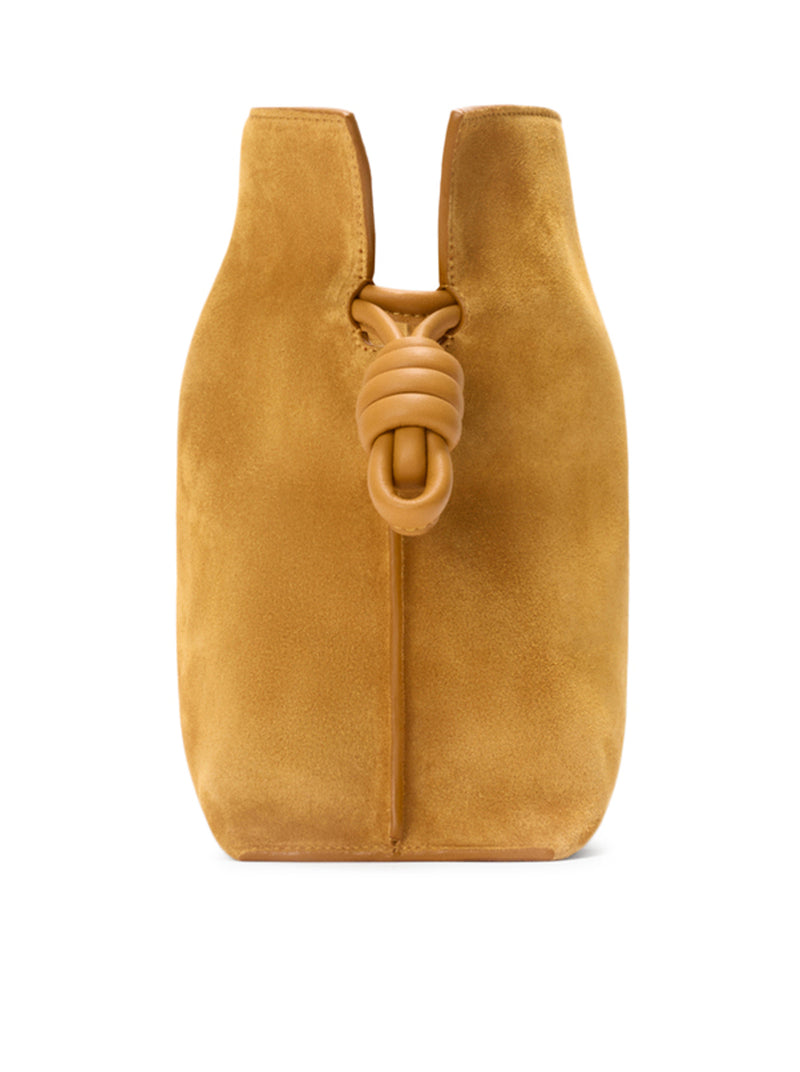 MEDIUM FLAMENCO CLUTCH IN SUEDE