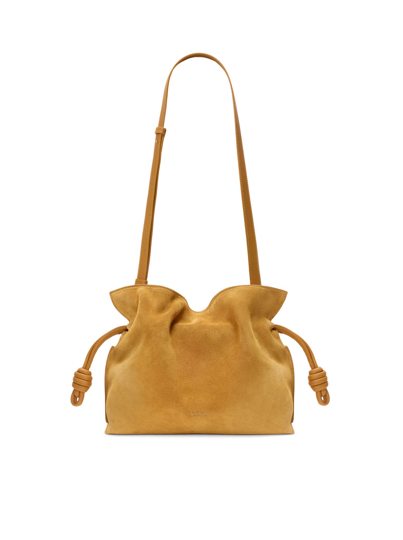 MEDIUM FLAMENCO CLUTCH IN SUEDE