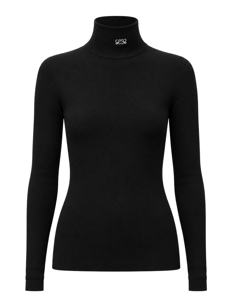 LIGHTWEIGHT RIBBED VISCOSE-BLEND TOP