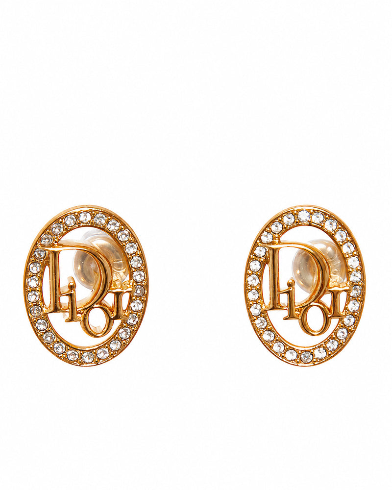 DIOR OBLIQUE EARRINGS