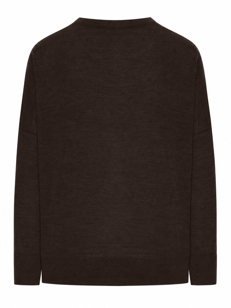 V-NECK WOOL SWEATER