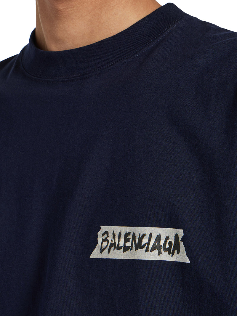 MEN`S MEDIUM FIT MASKING TAPE T-SHIRT