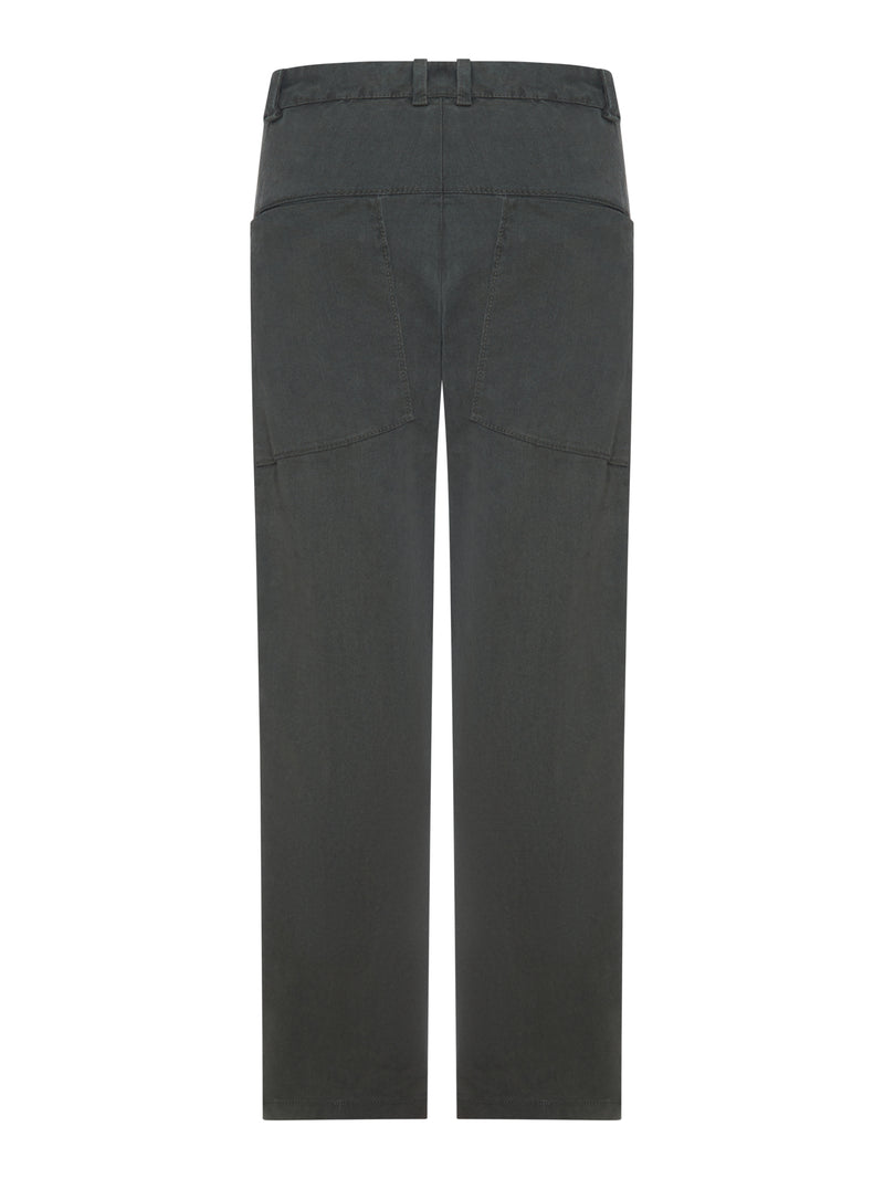 STRAIGHT-FIT TROUSERS
