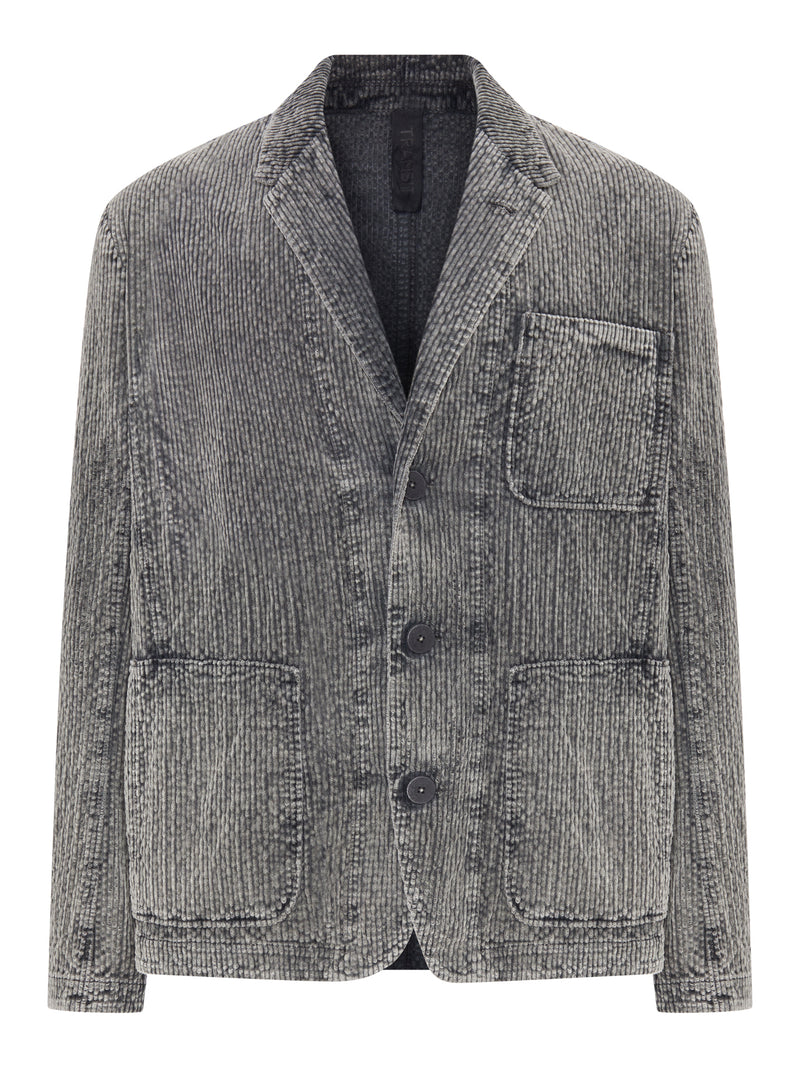 DISTRESSED-LOOK CORDUROY JACKET