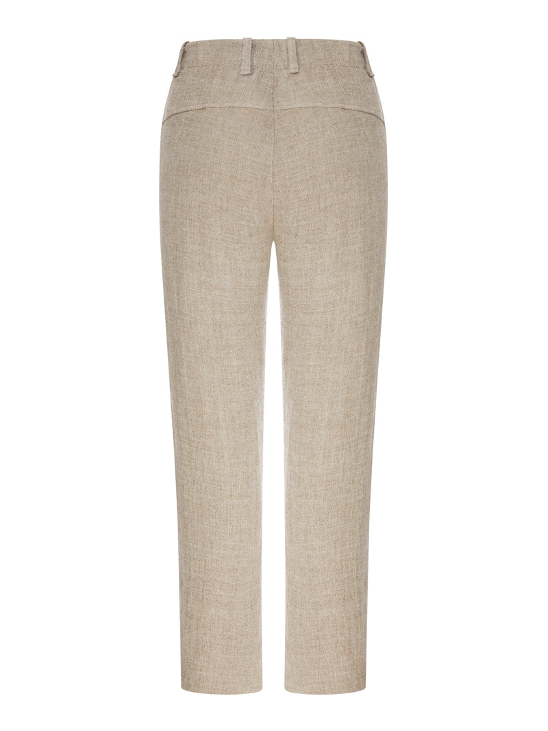 HIGH-WAISTED TAILORED TROUSERS