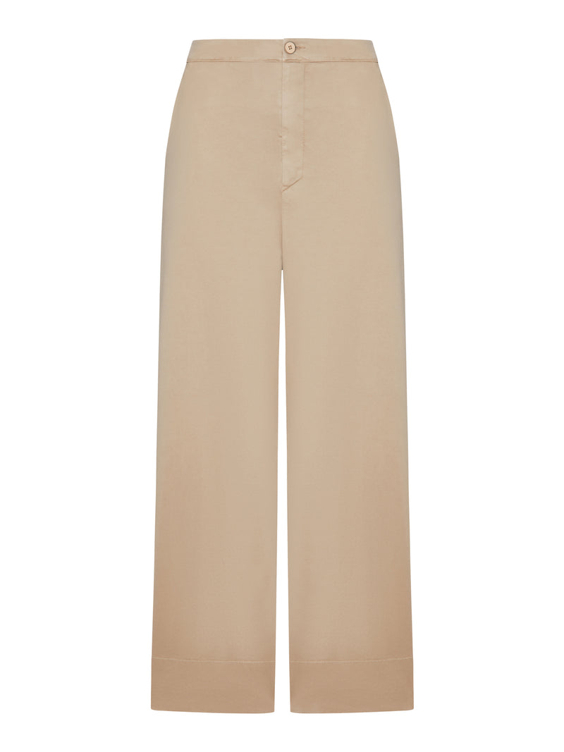 HIGH-WAISTED PALAZZO TROUSERS