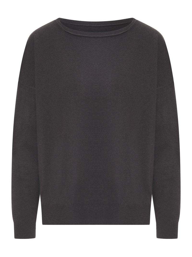 OVERSIZED BOAT-NECK SWEATER