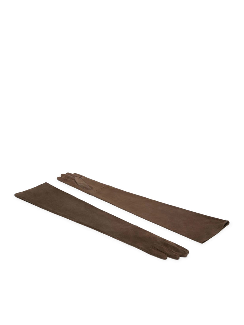 LONG SUEDE GLOVES