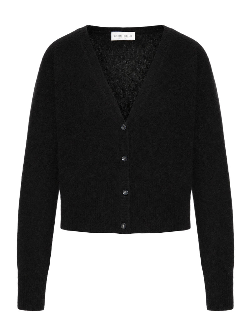 CASHMERE AND SILK CARDIGAN