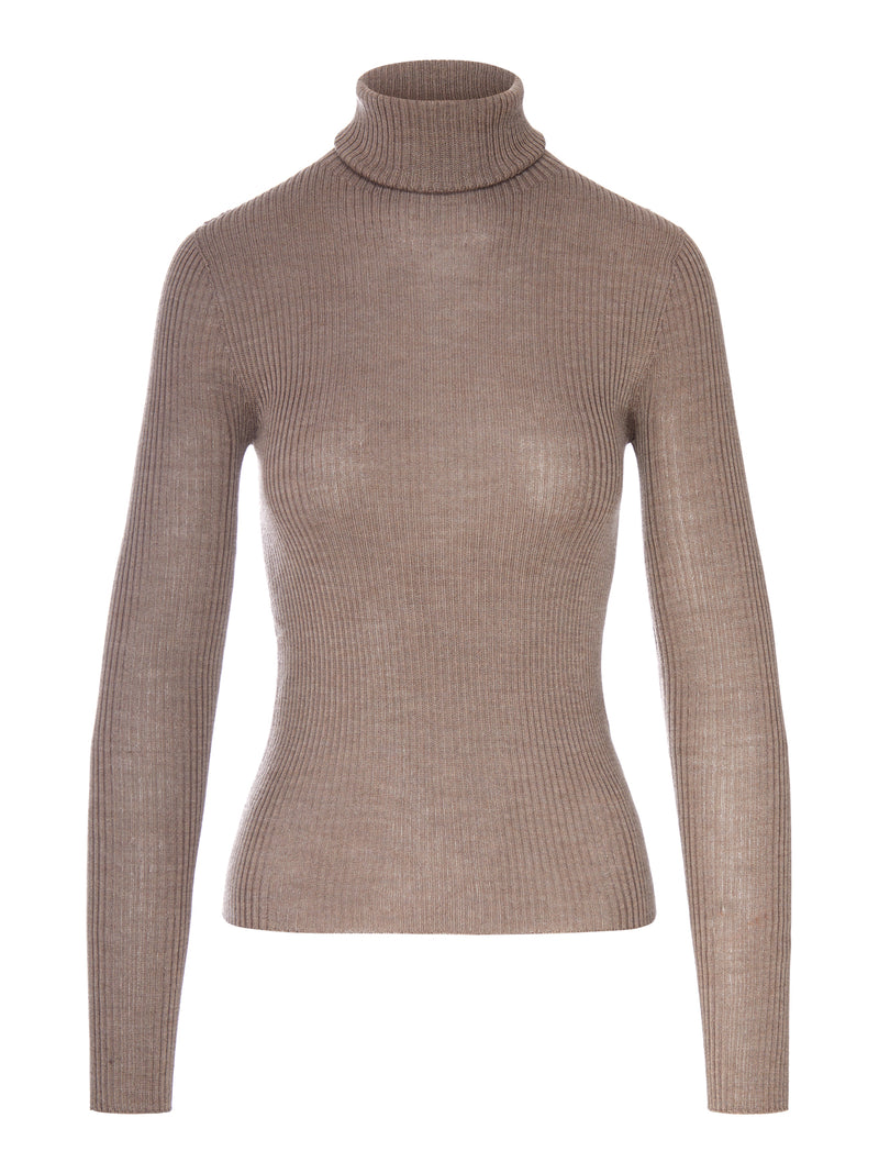 RIBBED TURTLENECK SWEATER