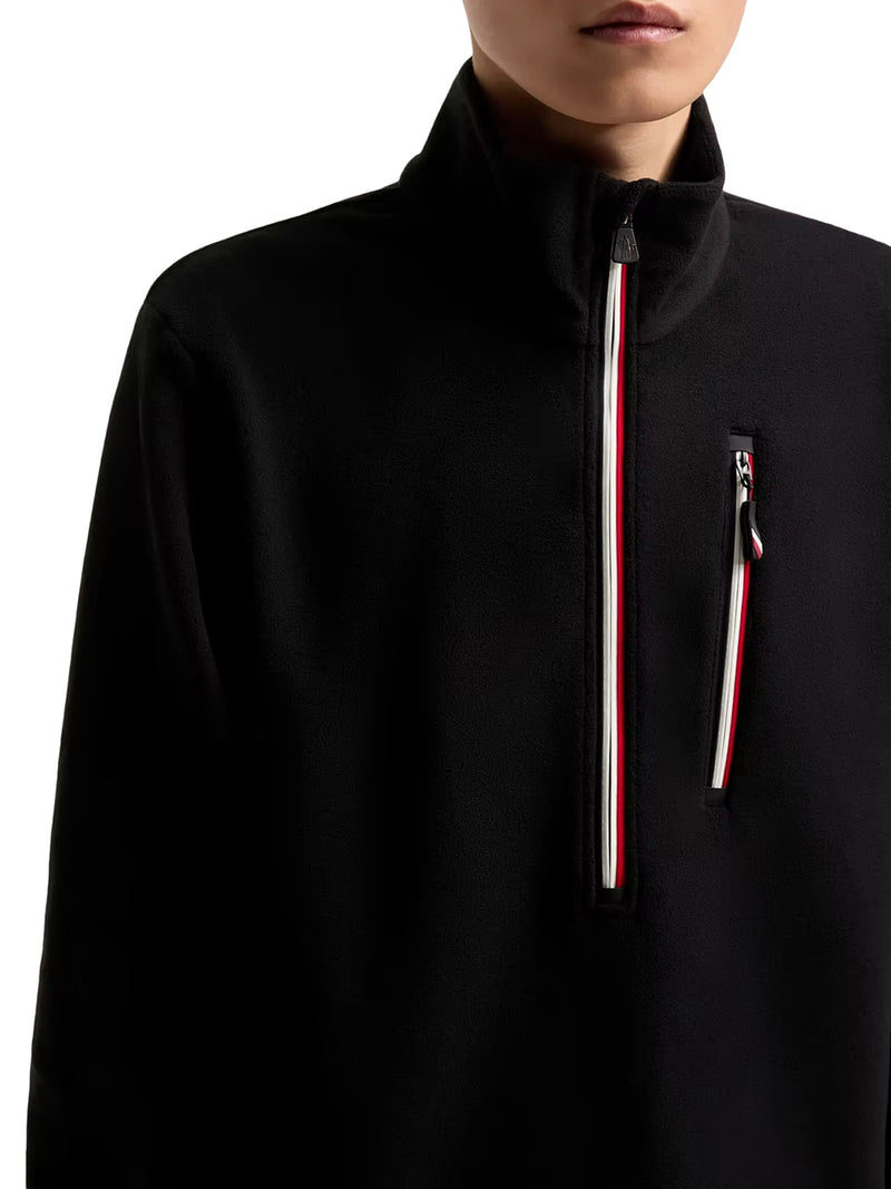 HALF-ZIP TURTLENECK