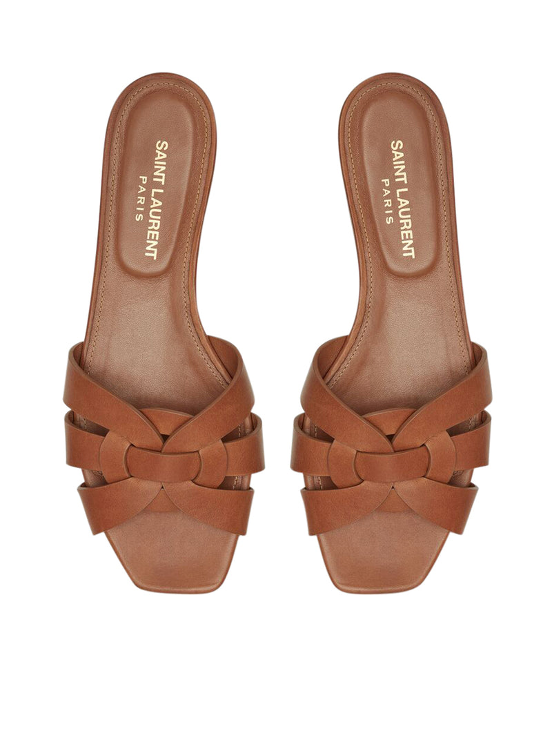 NU PIEDS TRIBUTE 05 SANDALS IN LEATHER