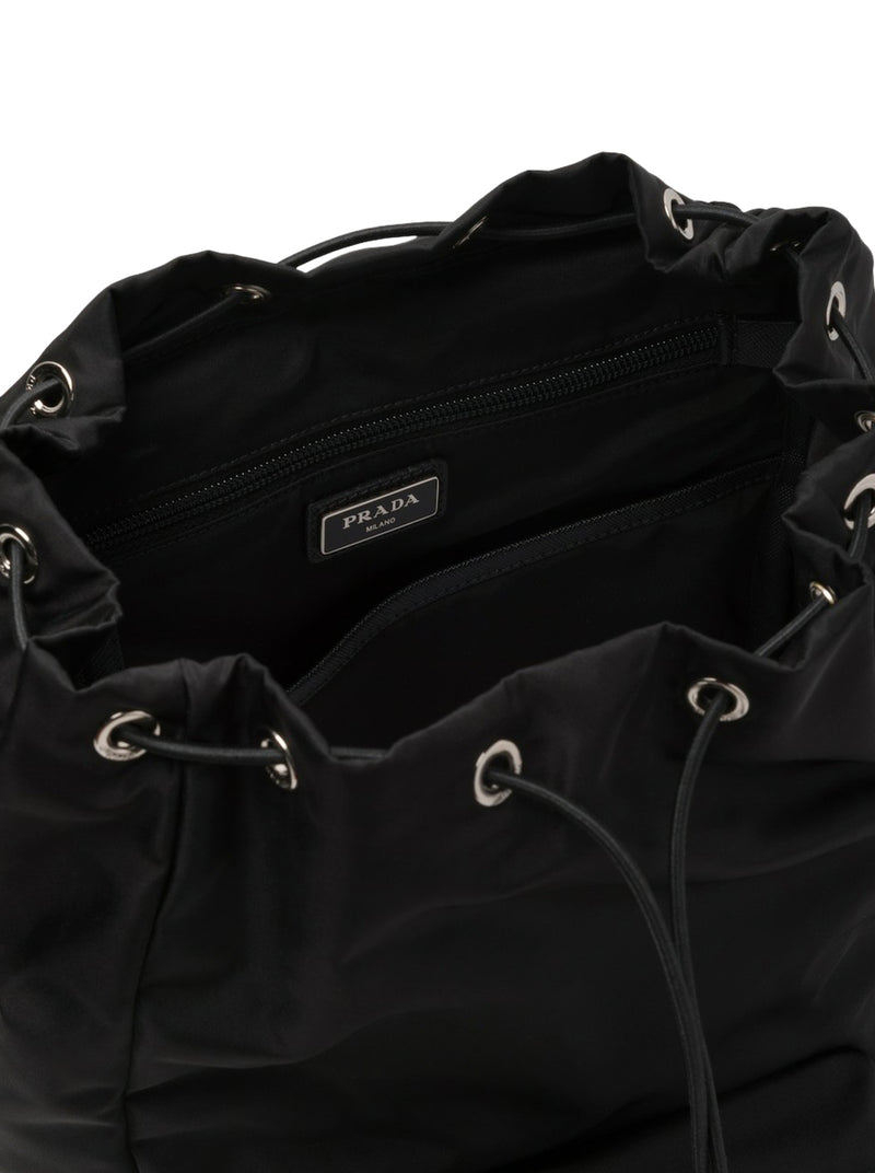 BACKPACK IN RE-NYLON AND SAFFIANO LEATHER