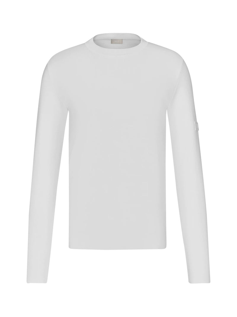 Sweater with Dior scratch patch
