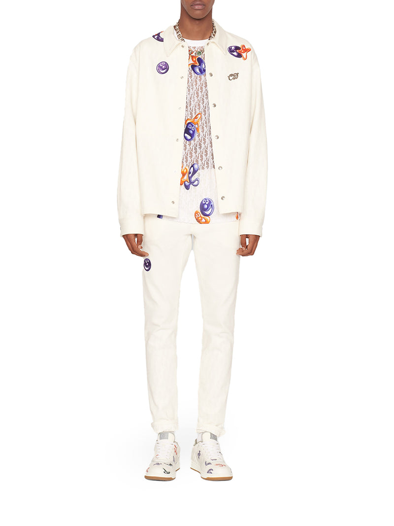 Dior and Kenny Scharf slim-fit jeans