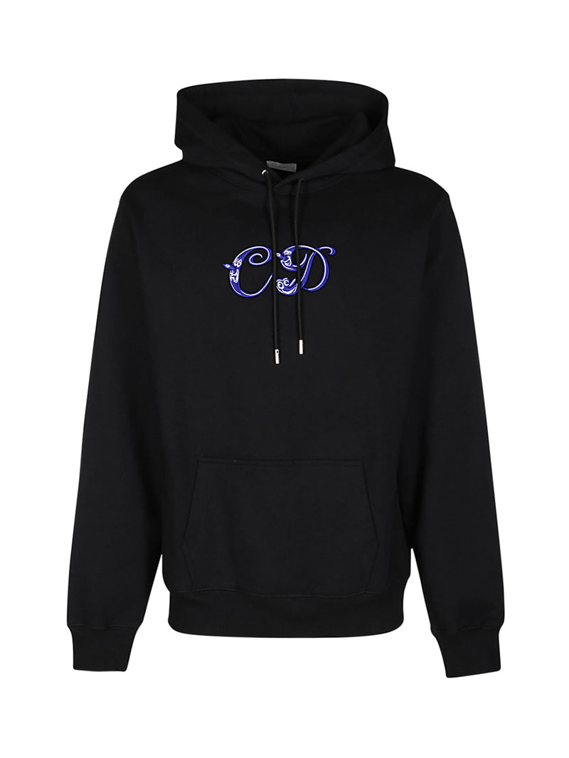 DIOR AND KENNY SCHARF OVERSIZED HOODED SWEATSHIRT