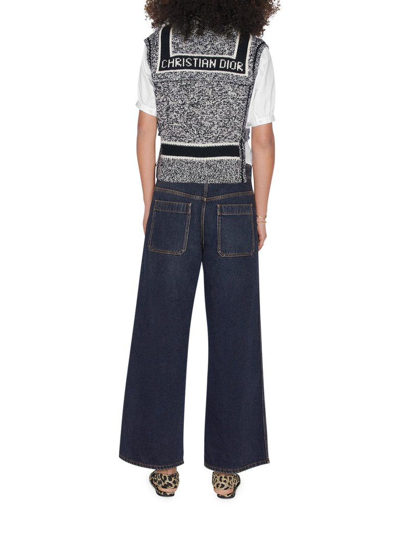 HAUTE COUTURE FLARED JEANS IN DENIM
