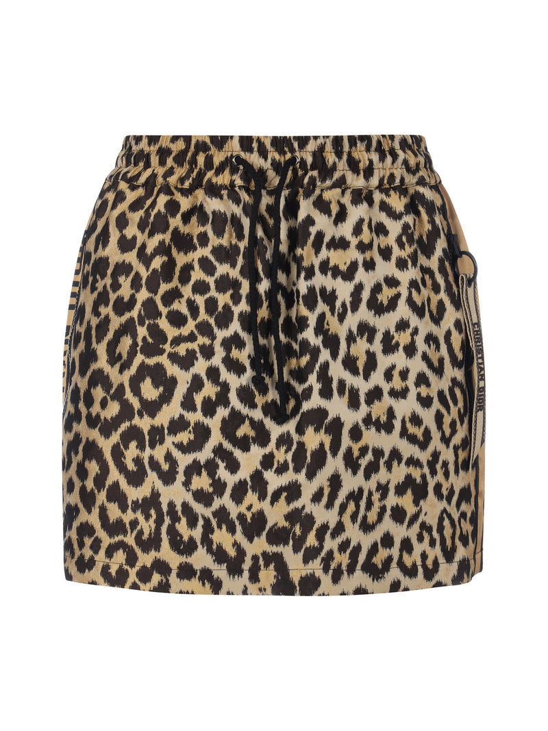 Christian Dior leopard print skirt
