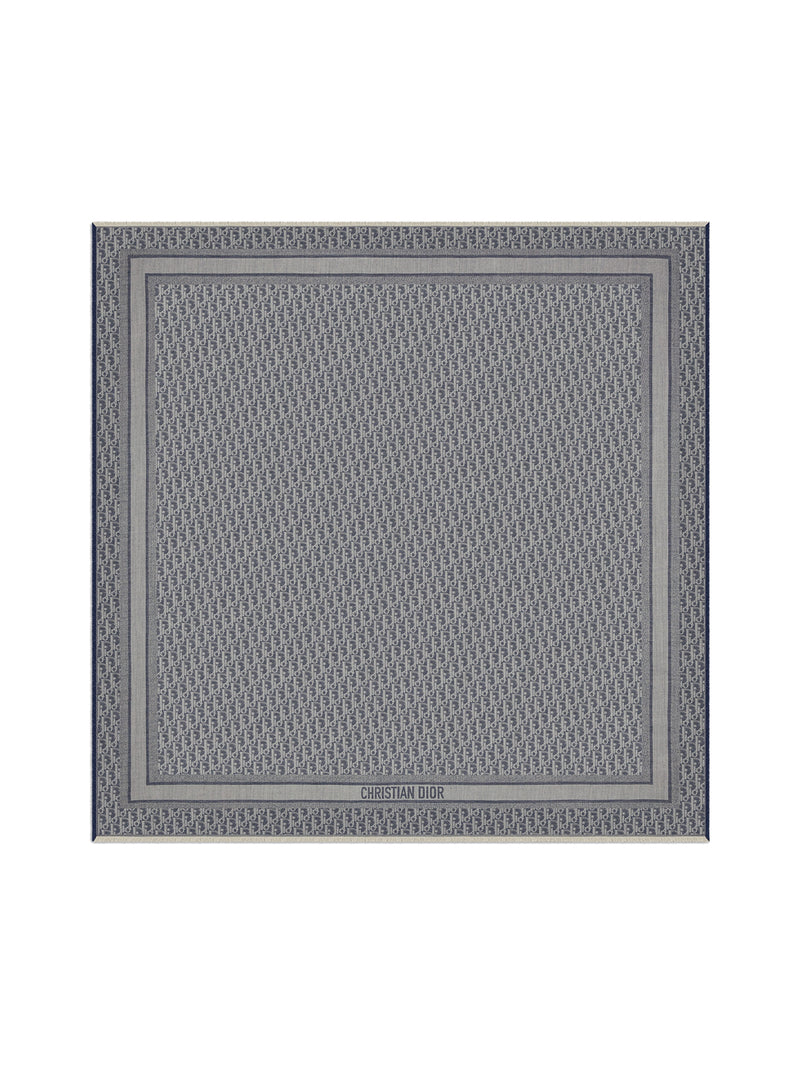 DIOR OBLIQUE DENIM SHAWL