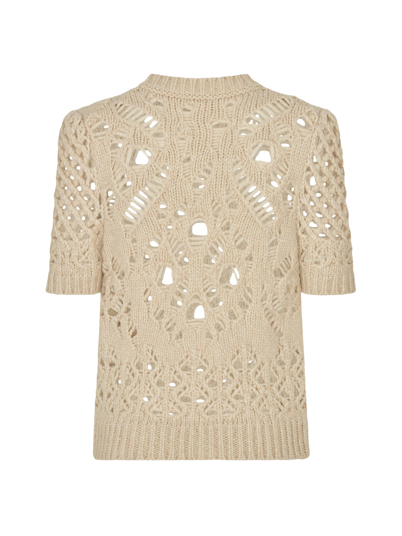 SHORT SLEEVE SWEATER