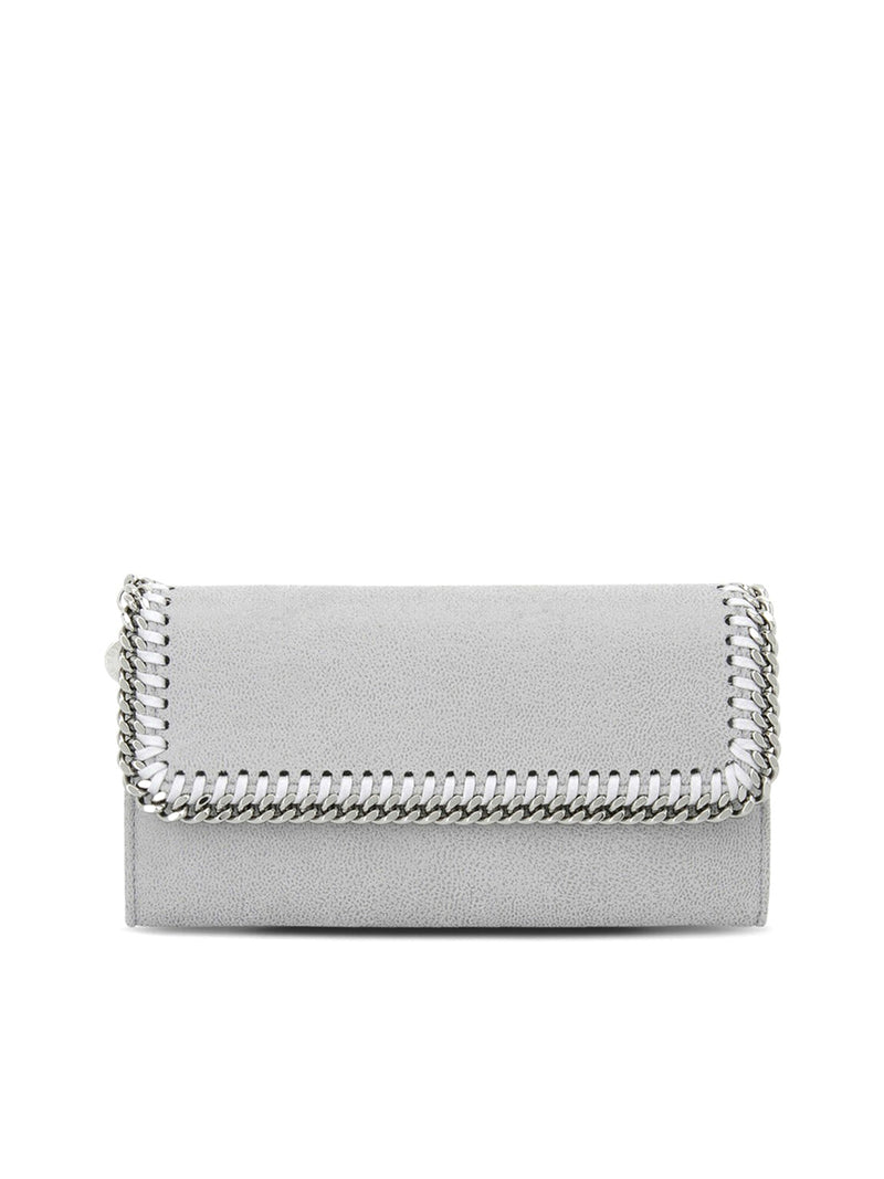 CONTINENTAL WALLET WITH FALABELLA FLAP