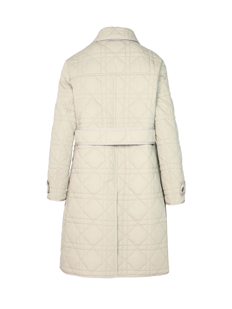 long quilted jacket