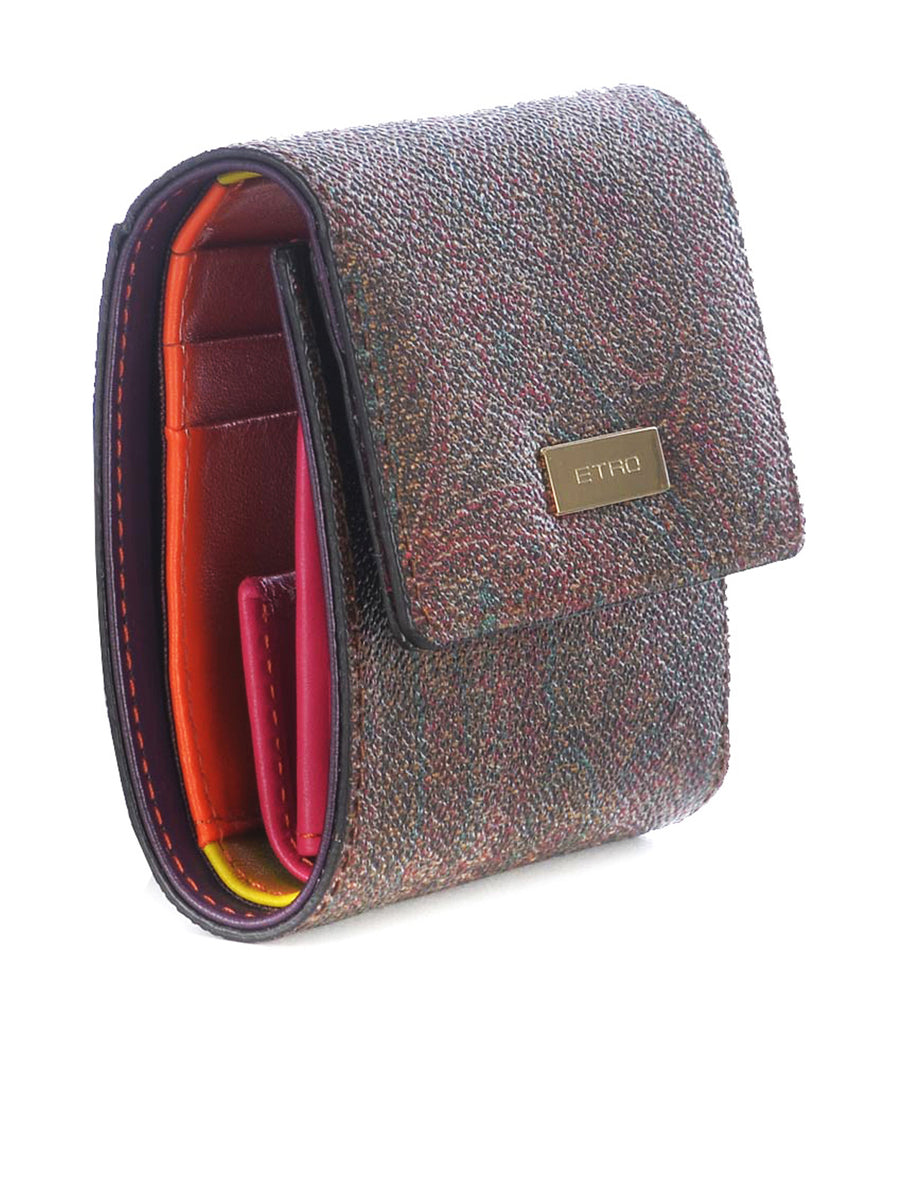 ETRO: bag in cotton coated with Paisley jacquard - Multicolor