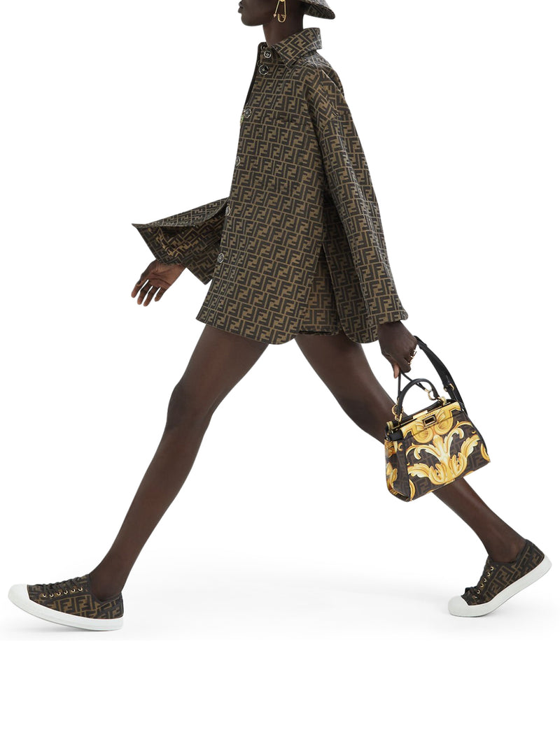 DOMINO LOW TOP SNEAKER IN FF FABRIC