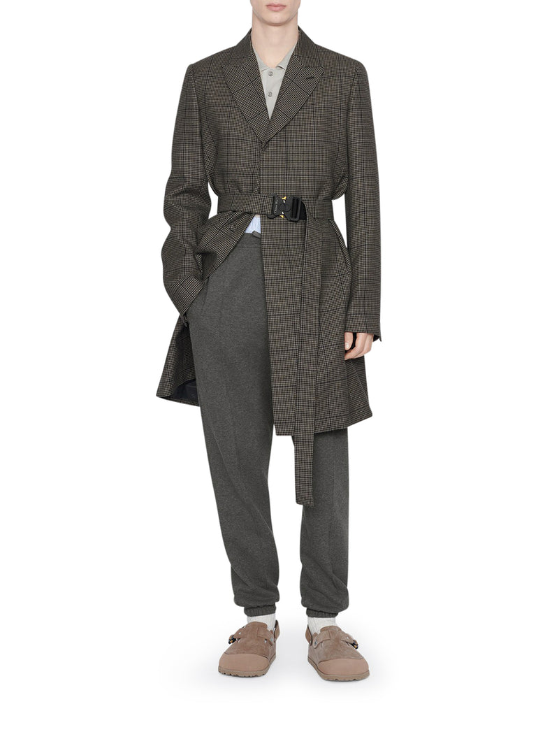 COAT WITH BELT WITH