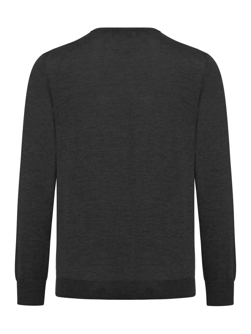CREWNECK CASHMERE AND SILK SWEATER