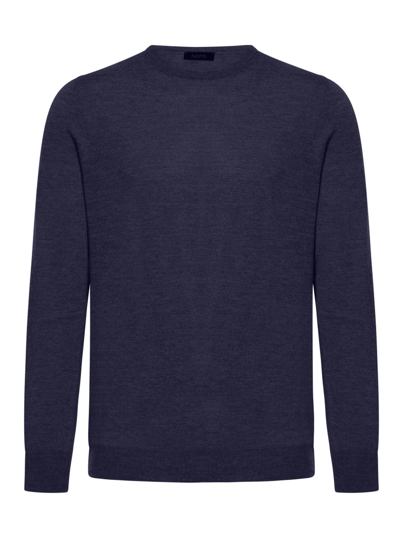 CREWNECK CASHMERE AND SILK SWEATER
