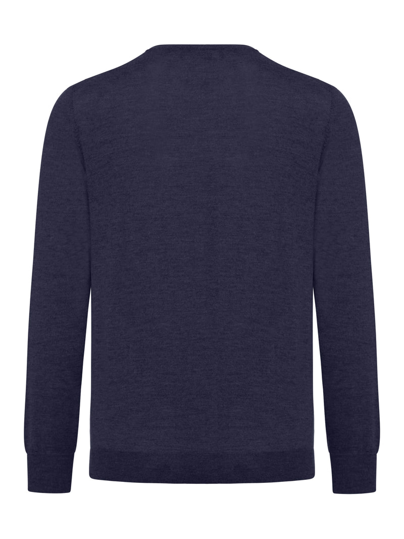 CREWNECK CASHMERE AND SILK SWEATER