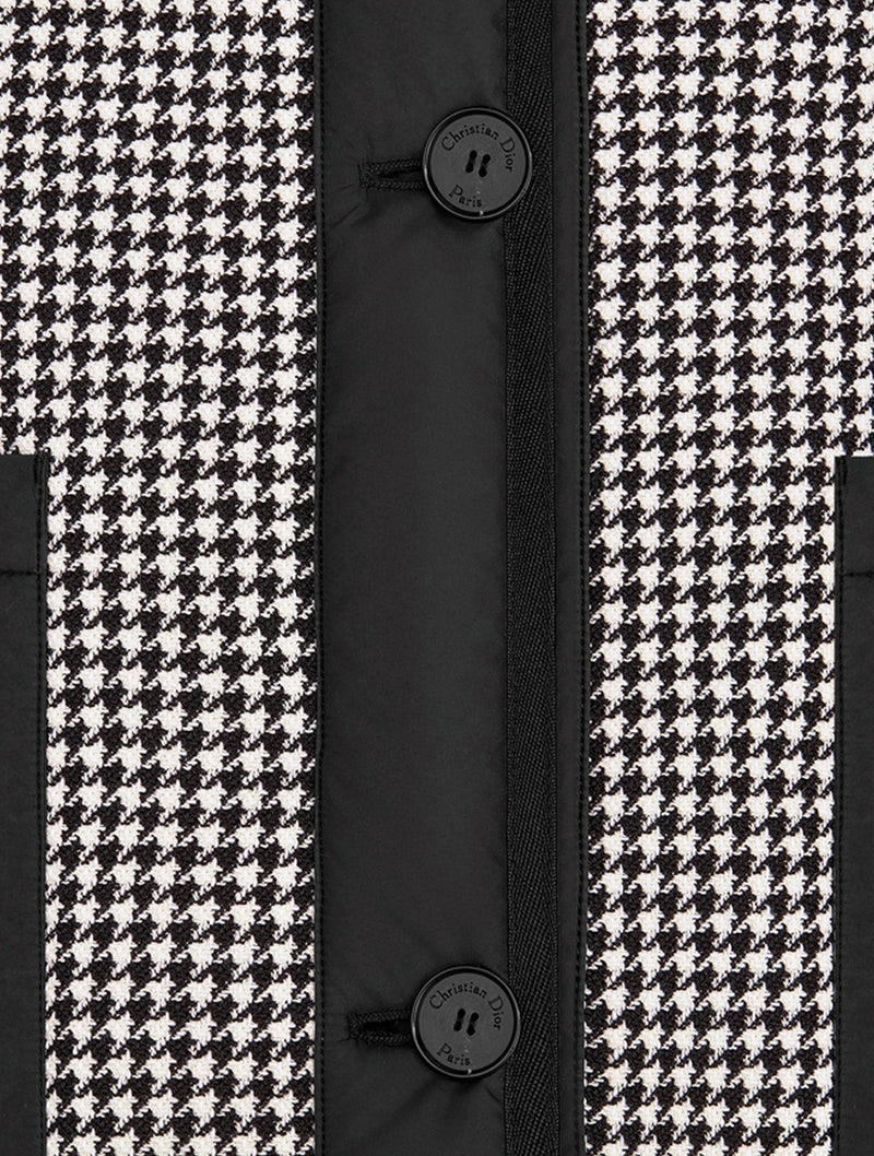 CABAN WITH MACROCANNAGE INSERTS