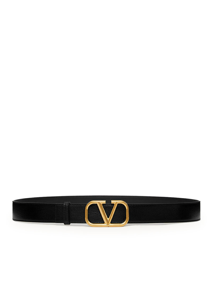 Vlogo Signature Belt in Shaded Cowhide 35 mm - Valentino Garavani - Man