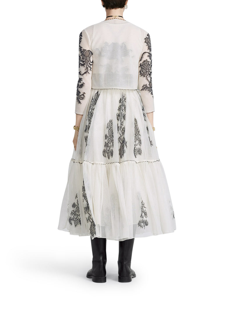 FLARED MIDI SKIRT