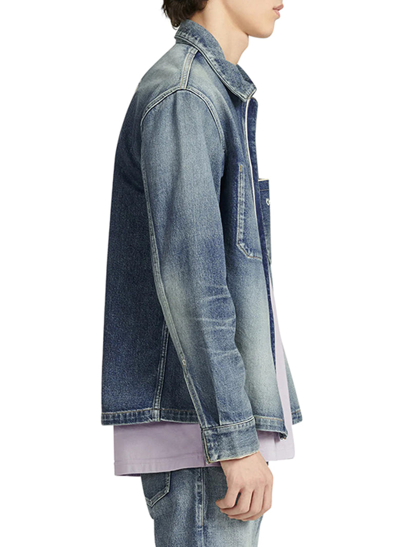 ZIPPED DENIM JACKET