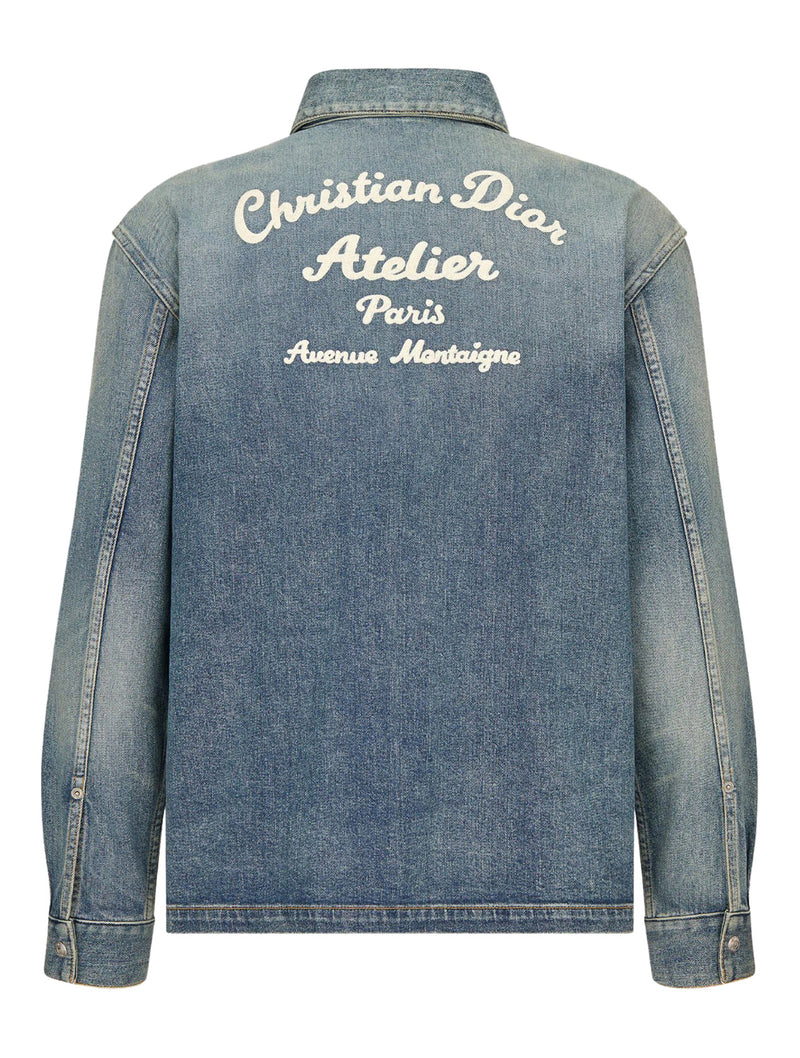 ZIPPED DENIM JACKET