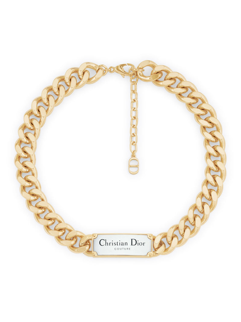 CHRISTIAN DIOR COUTURE KNIT NECKLACE